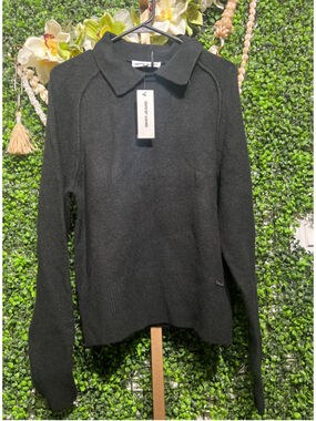 Women's DKNY Jeans Black Crew Neck Sweater size Large